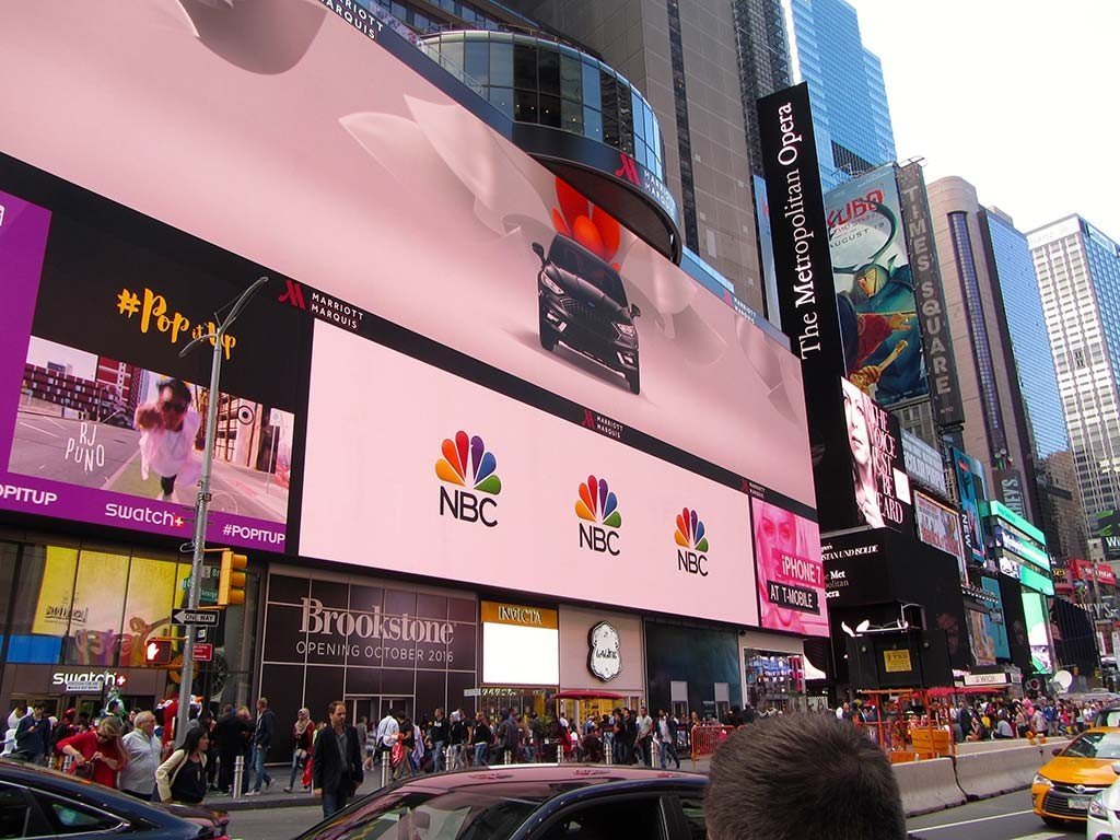 Am Times Square in New York City